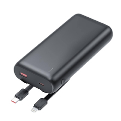 Внешний аккумулятор Goliath с быстрой зарядкой (до 22,5W), 20000 mAh, черный