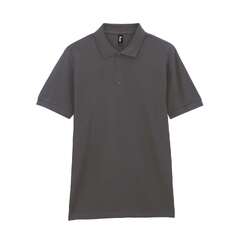 Футболка поло PREMIUM COTTON ADULT DOUBLE PIQUE, ГРАФИТОВЫЙ M
