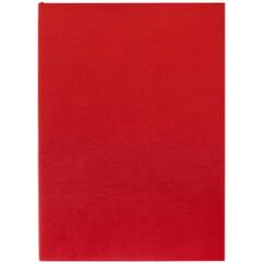 Ежедневник Flat Light, недатированный, красный