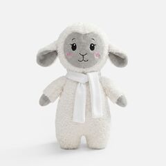 Мягкая игрушка Beastie Toys, овечка с белым шарфом