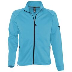 Куртка флисовая мужская New look men 250 бирюзовая, размер S