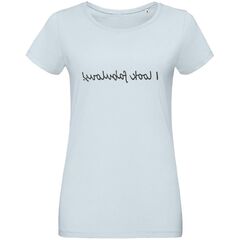 Футболка женская I Look Fabulous, голубая, размер S