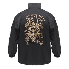 Ветровка John Steampunk, черная, размер S