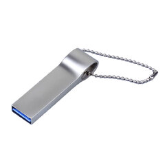 USB 3.0-флешка на 128 Гб с мини чипом и боковым отверстием для цепочки