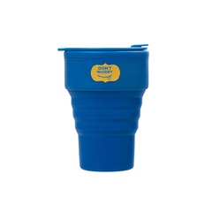Силиконовый складной стакан «GoCup» с тампопечатью