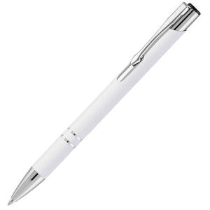 Ручка шариковая Legend Soft Touch, белая