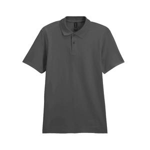 Футболка поло SOFTSTYLE ADULT DOUBLE PIQUE, ГРАФИТОВЫЙ L