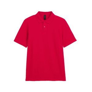 Футболка поло SOFTSTYLE ADULT DOUBLE PIQUE, КРАСНЫЙ M