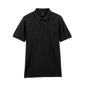 Футболка поло PREMIUM COTTON ADULT DOUBLE PIQUE, ЧЕРНЫЙ L