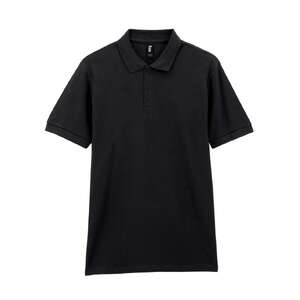 Футболка поло PREMIUM COTTON ADULT DOUBLE PIQUE, ЧЕРНЫЙ S