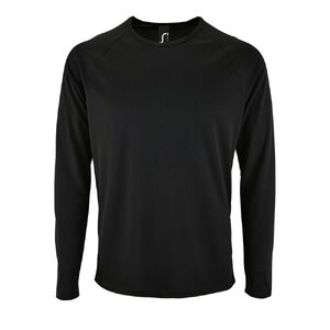 Футболка с длинным рукавом Sporty LSL Men черная, размер 3XL