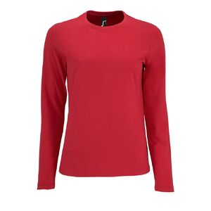 Футболка с длинными рукавами Imperial LSL Women красная, размер M