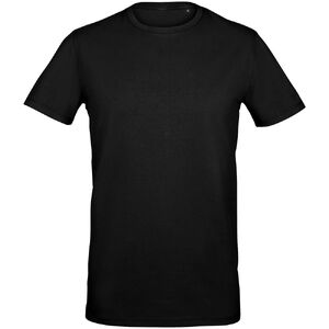 Футболка мужская Millenium Stretch Men, черная, размер XL