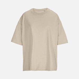 Футболка оверсайз женская Boxy Women, бежевая (льняная), размер XL