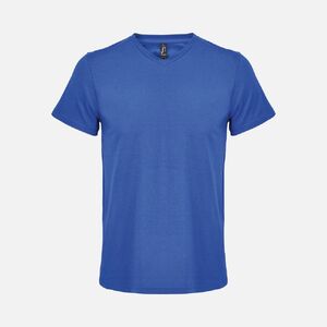 Футболка унисекс Regent с V-образным вырезом, ярко-синяя (royal), размер L