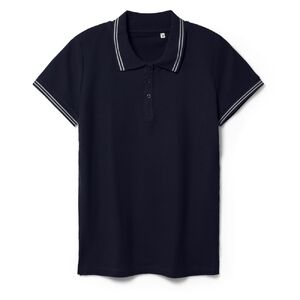 Рубашка поло женская Virma Stripes Lady, темно-синяя, размер M