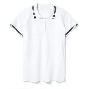 Рубашка поло женская Virma Stripes Lady, белая, размер XXL