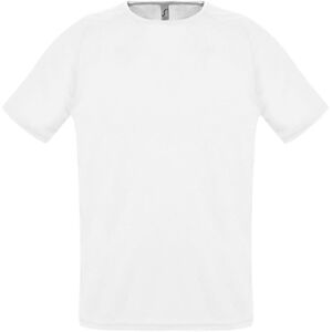 Футболка унисекс Sporty 140 белая, размер XS
