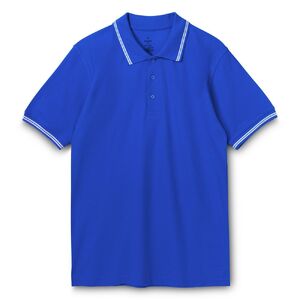 Рубашка поло Virma Stripes, ярко-синяя, размер M