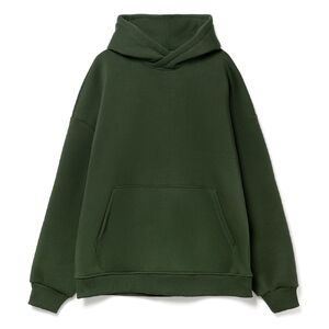 Худи Kulonga Oversize, темно-зеленое, размер 3XL/4XL