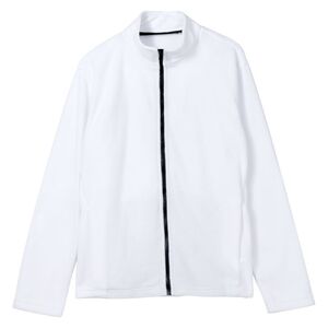 Куртка флисовая унисекс Manakin, белая, размер XS/S