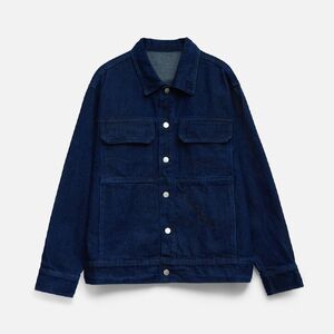 Куртка джинсовая O2, темно-синяя, размер 3XL/4XL