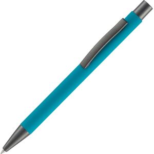 Ручка шариковая Atento Soft Touch, бирюзовая