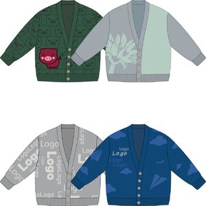 Кардиган Cozy Knit Grand на заказ, акрил, размер L/XL