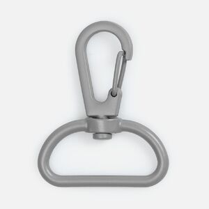 Застежка-карабин Snap Hook, L, серая