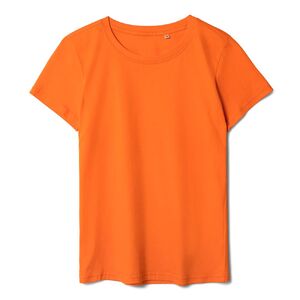 Футболка женская T-bolka Lady оранжевая, размер XL