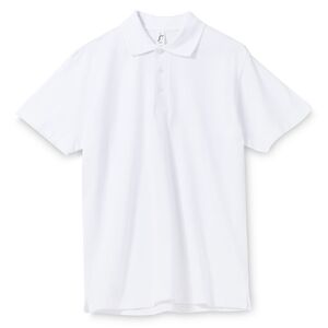 Рубашка поло мужская Spring 210 белая, размер 5XL