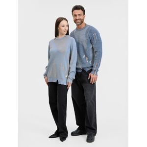 Джемпер Denim свободного силуэта на заказ, полушерсть, размер L