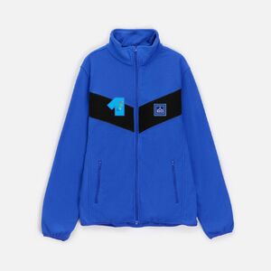 Куртка-конструктор флисовая унисекс Ben Mac со вставками из липучки и шевронами, размер XL