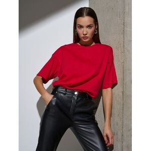 Футболка Oversize Premium, красная, размер XL
