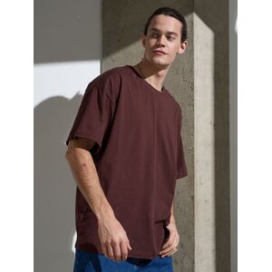 Футболка Oversize Premium, коричневая (шоколад), размер M