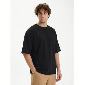 Футболка Oversize Premium 210, черная, размер S