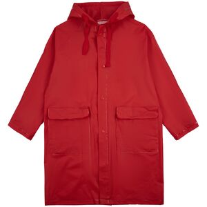 Дождевик детский RainDrop Kids, красный, 10 лет (рост 130-140)