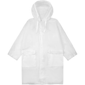 Дождевик детский RainDrop Kids, белый, 12 лет (рост 142-152)