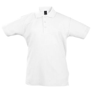Рубашка поло детская Summer II Kids, белая, на рост 142-152 см