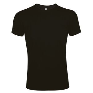 Футболка мужская приталенная Imperial Fit 190, черная, размер XL