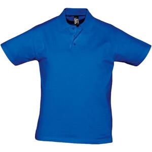 Рубашка поло мужская Prescott men 170 ярко-синяя, размер XL