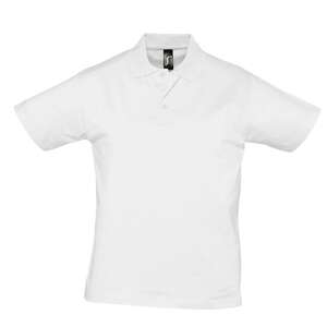 Рубашка поло мужская Prescott men 170 белая, размер XL