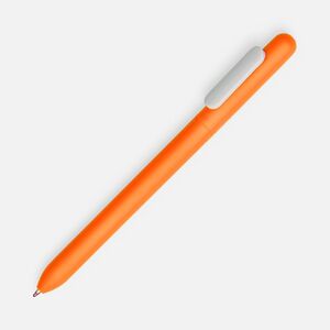 Ручка шариковая Swiper Soft Touch, неоново-оранжевая с белым