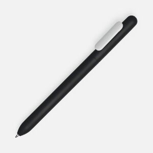Ручка шариковая Swiper Soft Touch, черная с белым