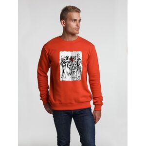 Толстовка Make Love, красная, размер XXL