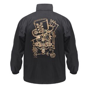 Ветровка John Steampunk, черная, размер S