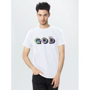 Футболка мужская «Новый GOD», белая, размер XXL