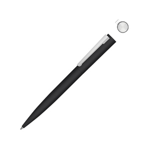 Ручка шариковая металлическая «Brush Gum», soft-touch