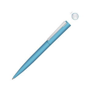 Ручка шариковая металлическая «Brush Gum», soft-touch