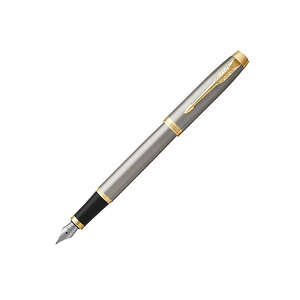 Ручка перьевая Parker «IM Metal Brushed Metal GT»